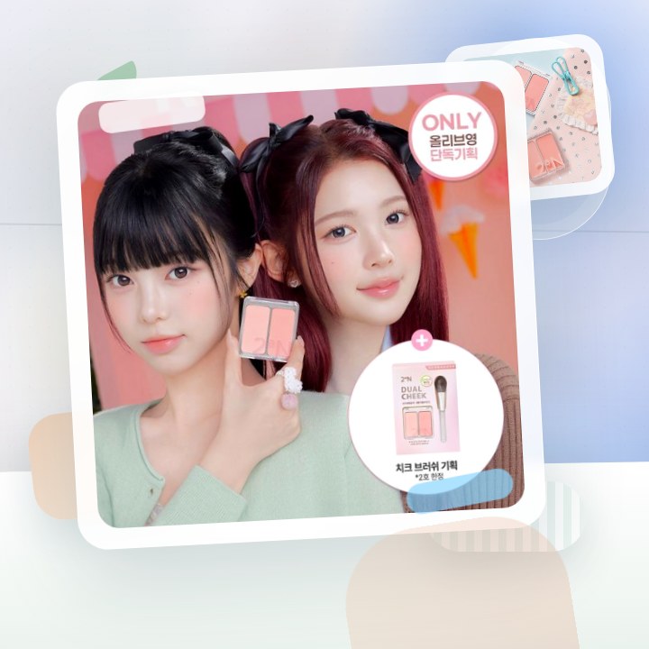 투에이엔 듀얼치크 20 colors (기획/단품) 후기형 사진 1