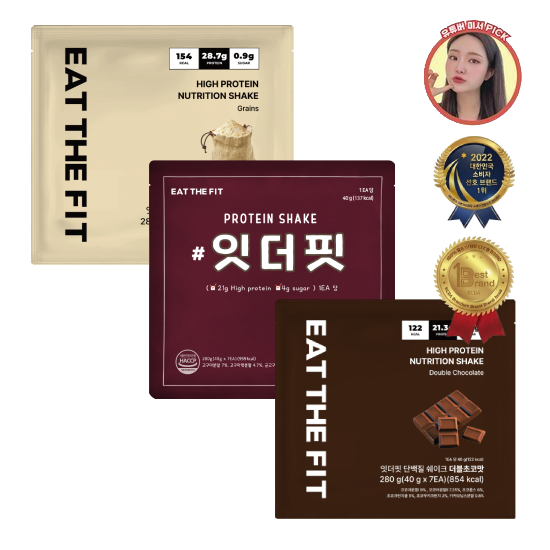 델리스푼 잇더핏 쉐이크 40g 7개 3종 중 택1(더블초코/… 올리브영 재고 확인 대표 이미지