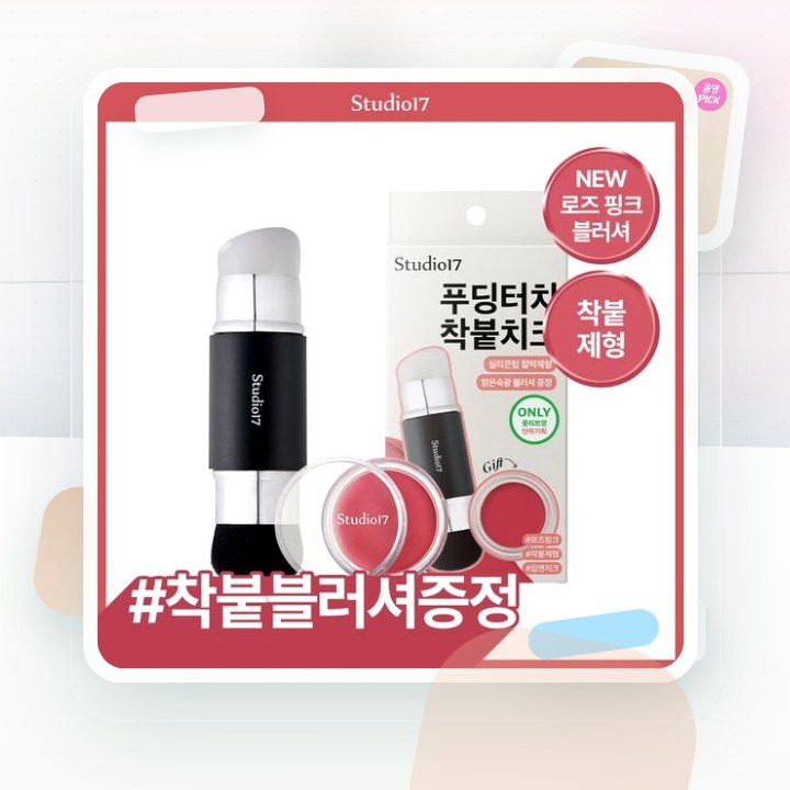 스튜디오17 듀얼 메이크업 툴 시리즈 (블러셔용/수정화장용) 후기형 사진 8