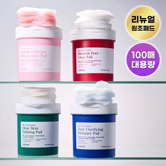 코스알엑스 원스텝 패드 100매 4종 중 택1 올리브영 재고 확인 대표 이미지