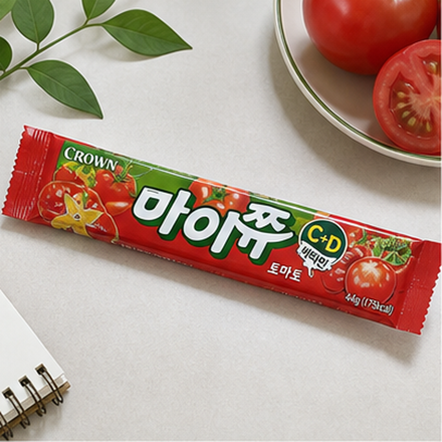 크라운 마이쮸 스틱 토마토 44g 제품 이미지