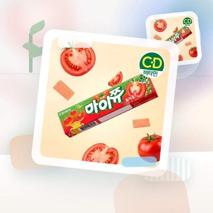 크라운 마이쮸 스틱 토마토 44g 후기형 사진 10