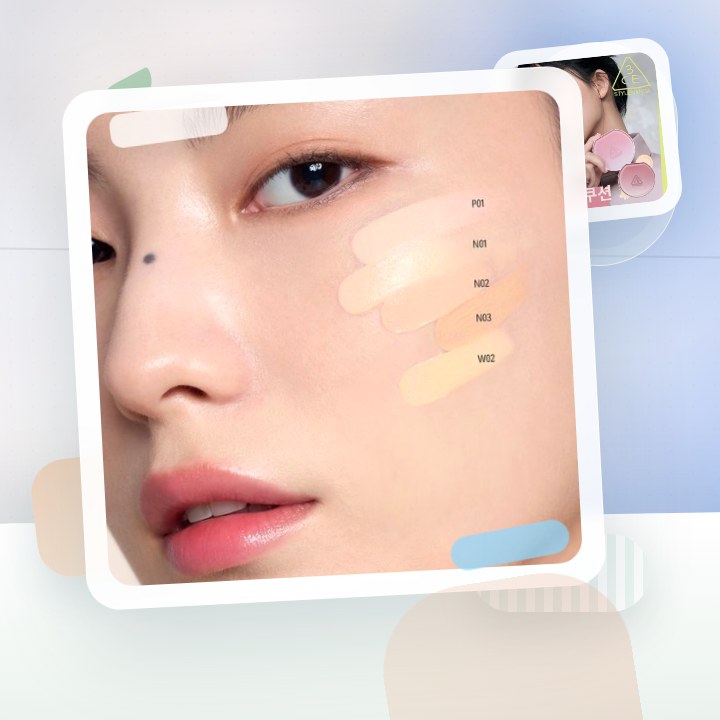 3CE 핏팅 메쉬 커버 쿠션 11g 기획/단품 후기형 사진 1