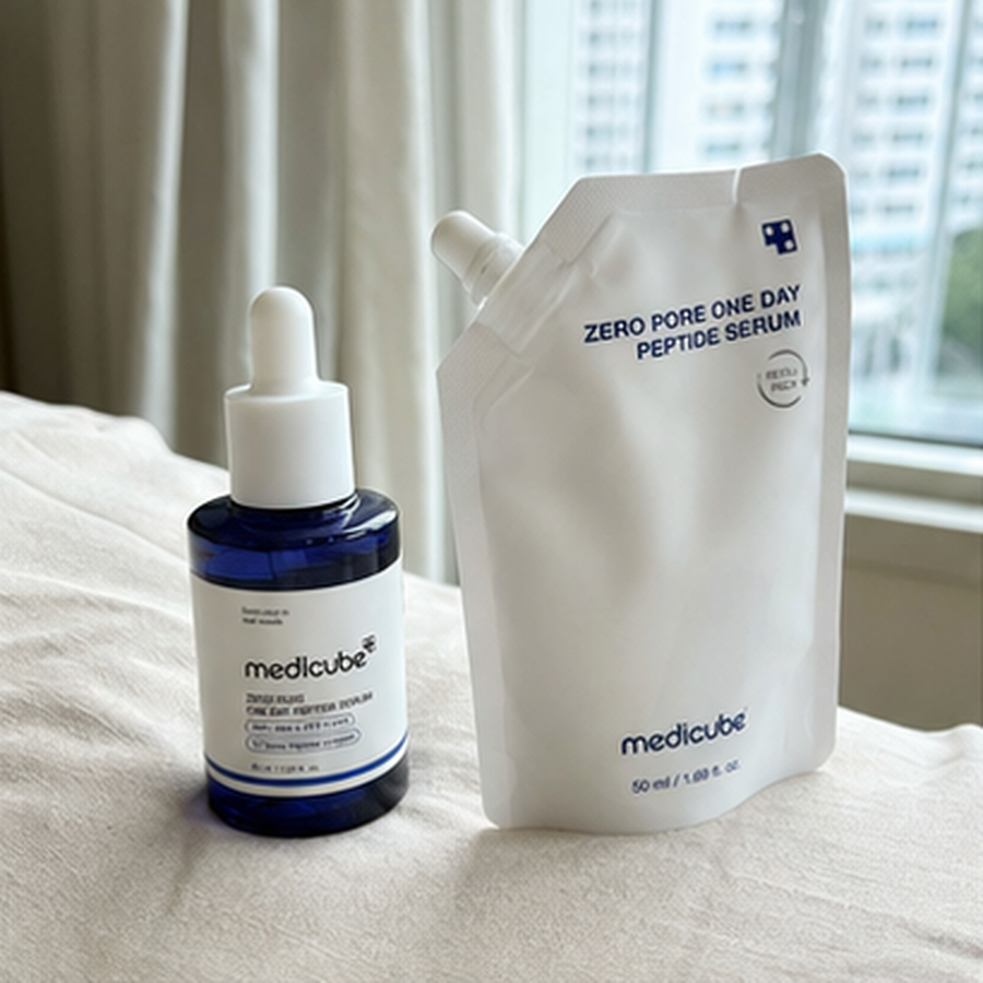 메디큐브 제로 모공 원데이 펩타이드 세럼 30ml 리필기획 … 올리브영 재고 확인 대표 이미지